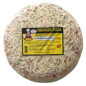 Heggie's cheese frozen pizza